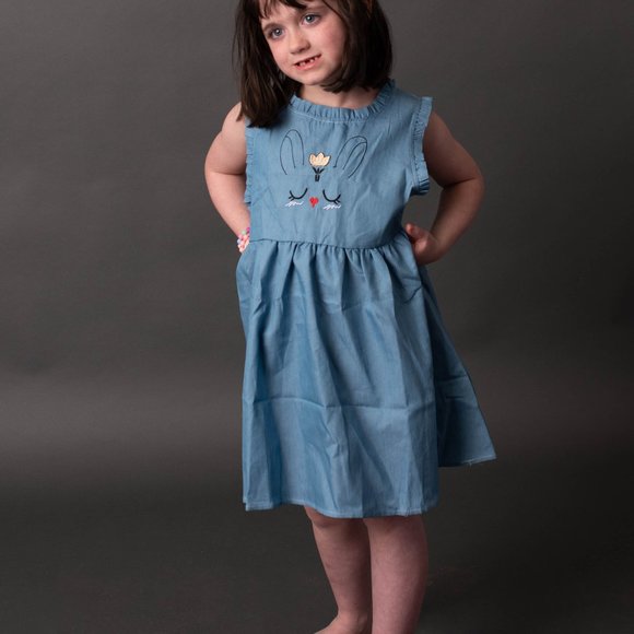 Denim Bunny Dress - Picture 1 of 1